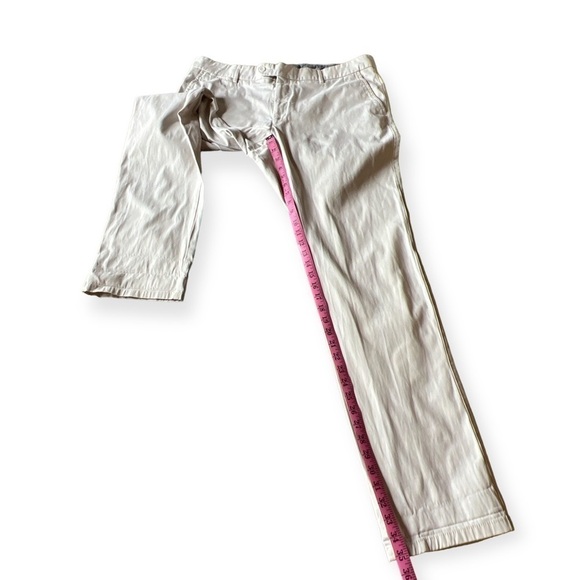 Neiman Marcus Men’s Light Beige Khaki Chino Pants, Size 38 Tall - Picture 11 of 11
